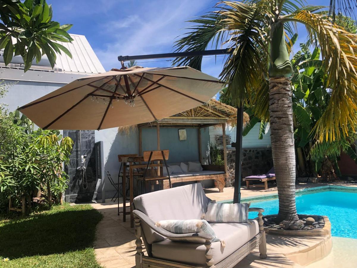 Studio Independant Dans Propriete Avec Piscine Et Wifi Apartman Saint-Gilles-les Bains Kültér fotó