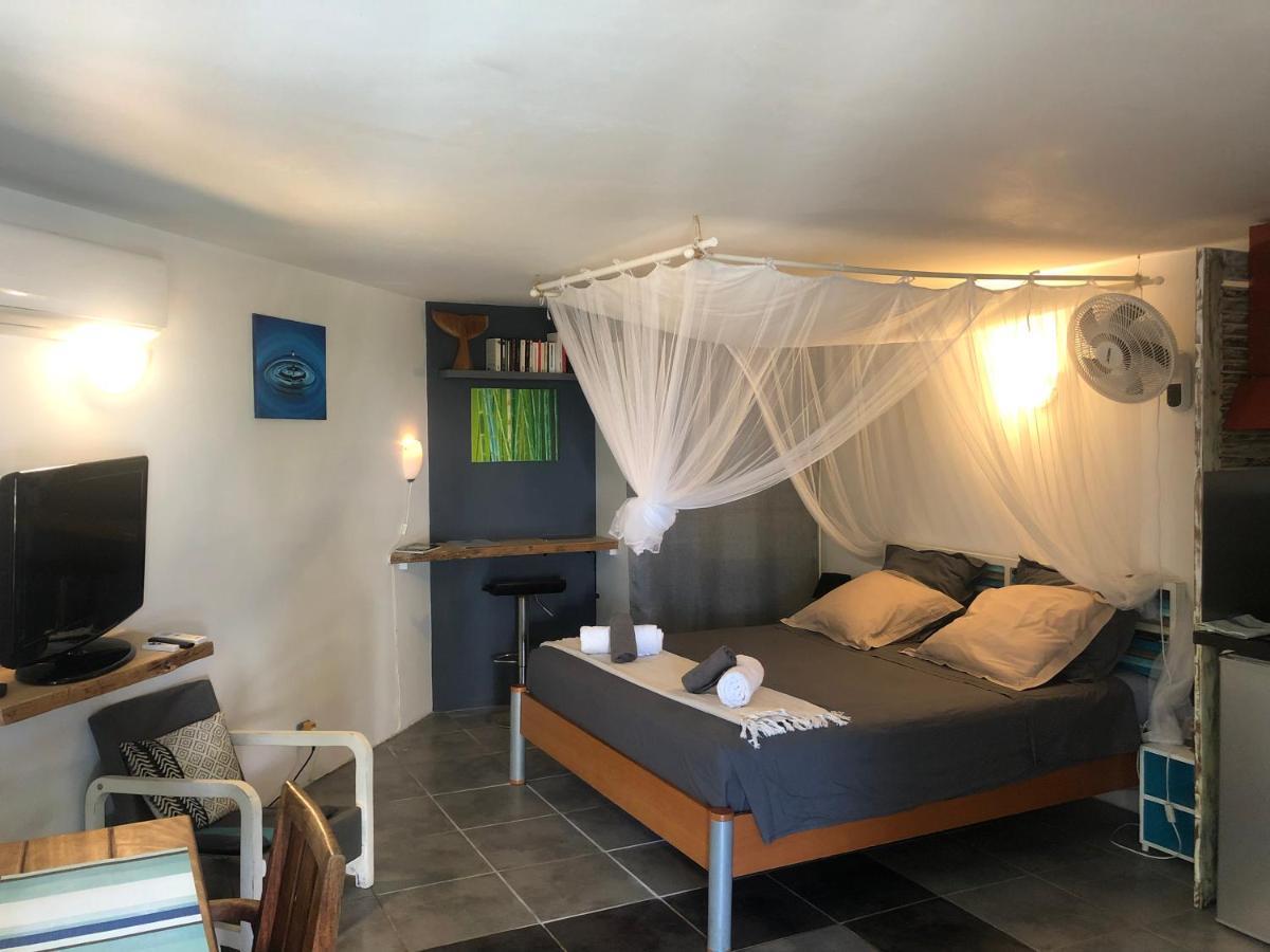 Studio Independant Dans Propriete Avec Piscine Et Wifi Apartman Saint-Gilles-les Bains Kültér fotó
